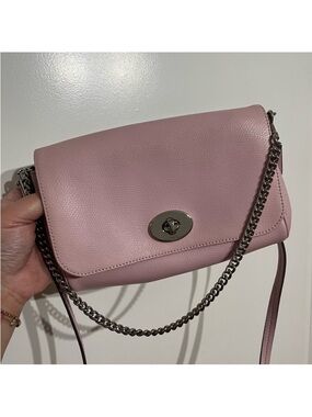 Coach Mini Ruby Crossbody Clutch Bag Petal Pink F34604